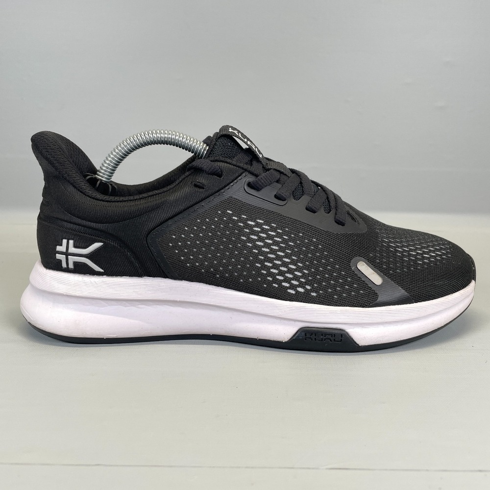 Kuru Atom Fusion Shoes Womens Size 6 Black Mesh Walking Comfort Casual Sneakers